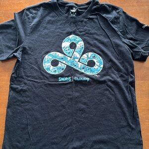 Puma Cloud9 Smurfs Medium Black T Shirt